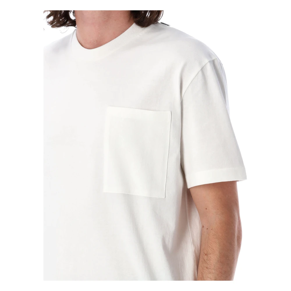 Jil Sander Nieuw Logo Tag T-shirt White Heren