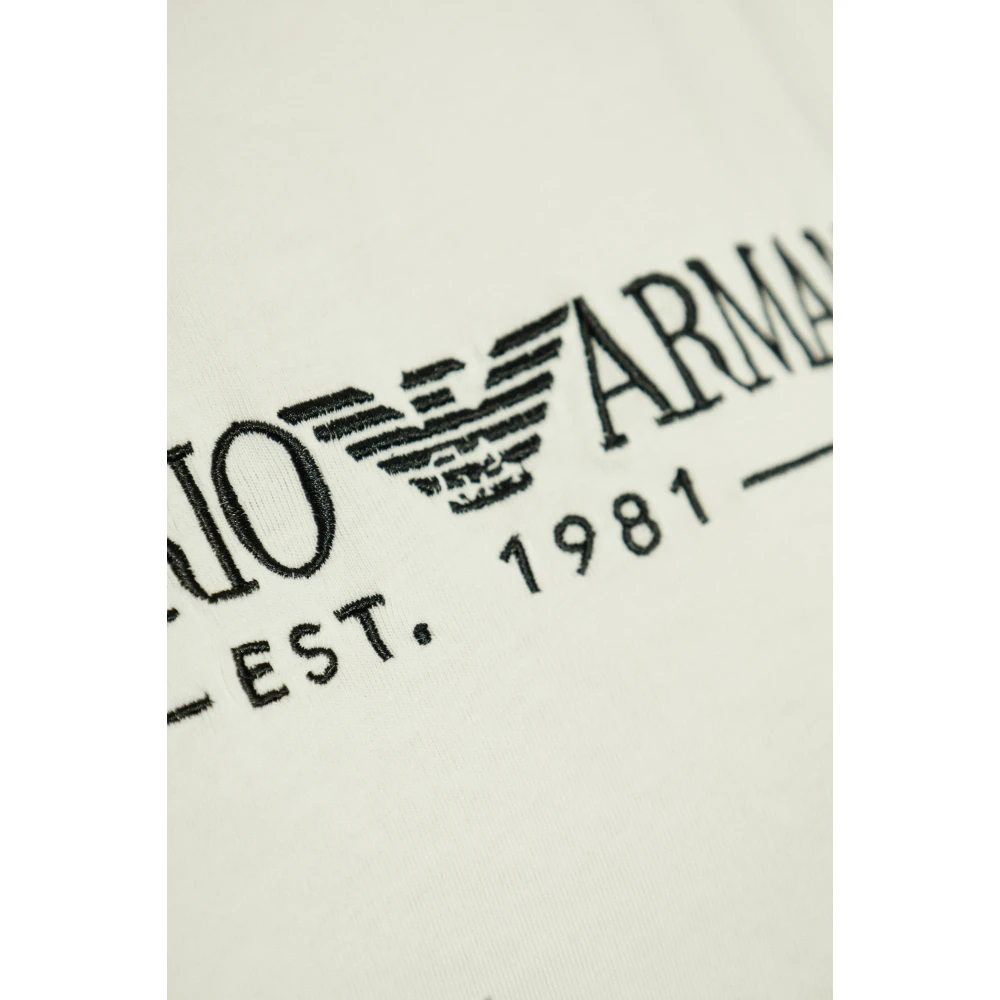 Emporio Armani Tweedelig pyjamaset Beige Dames