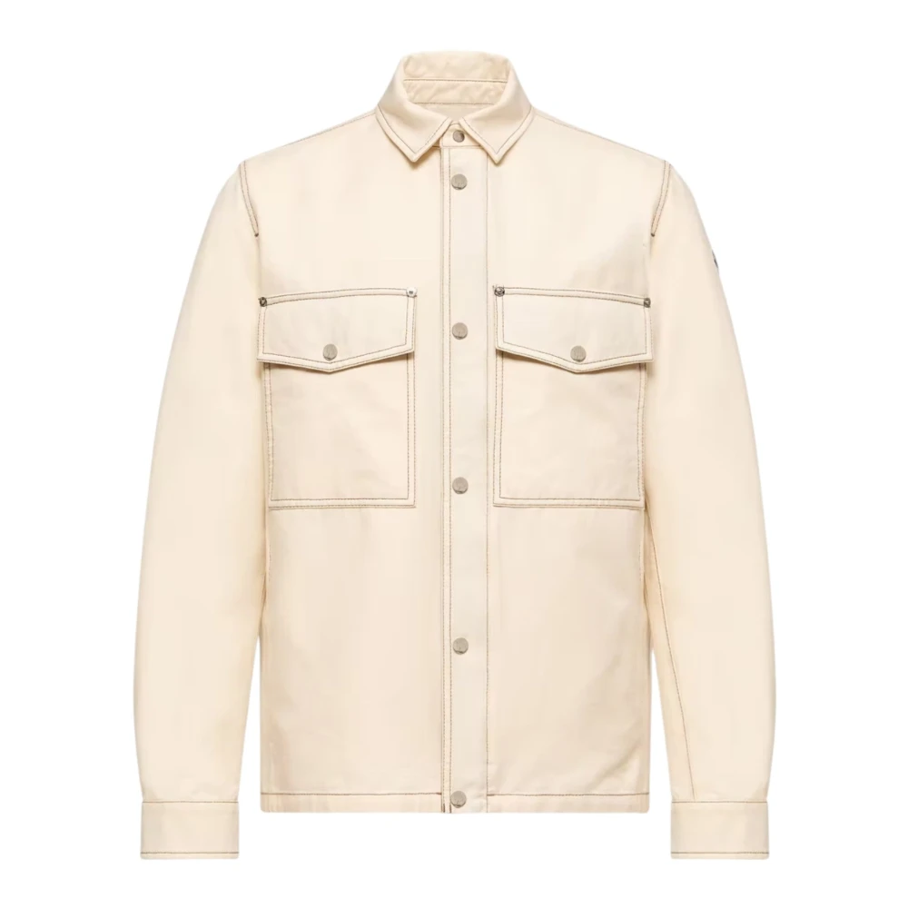 Moncler Beige Watagua Shirt Jacket - Male - Light Jackets - 2XL - Jackets