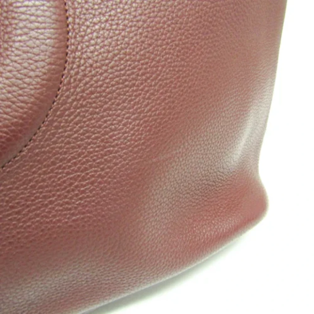 Salvatore Ferragamo Pre-owned Leather totes Red Dames