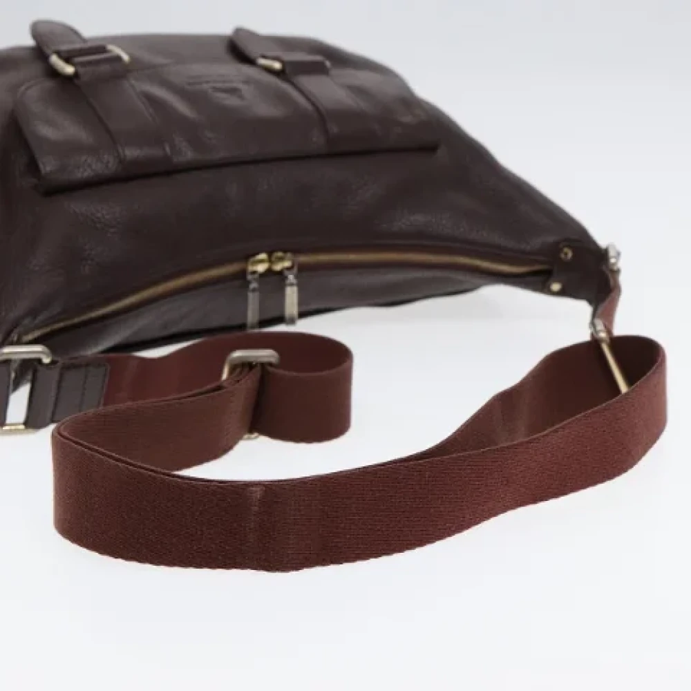Burberry Vintage Pre-owned Fabric shoulder-bags Brown Dames