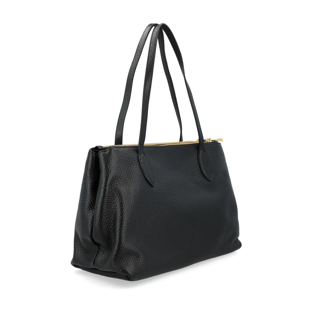 Gianni Chiarini Zwarte Leren Crossbody Tas Black Dames