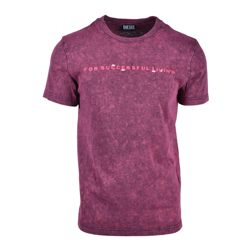 Diesel - Tops > T-Shirts - Red - Diesel - Modalova
