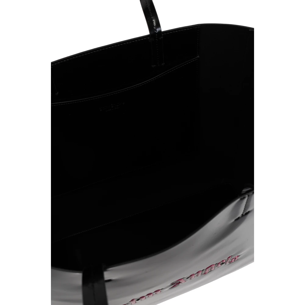 Palm Angels Shopper tas van eco-leer Black Dames