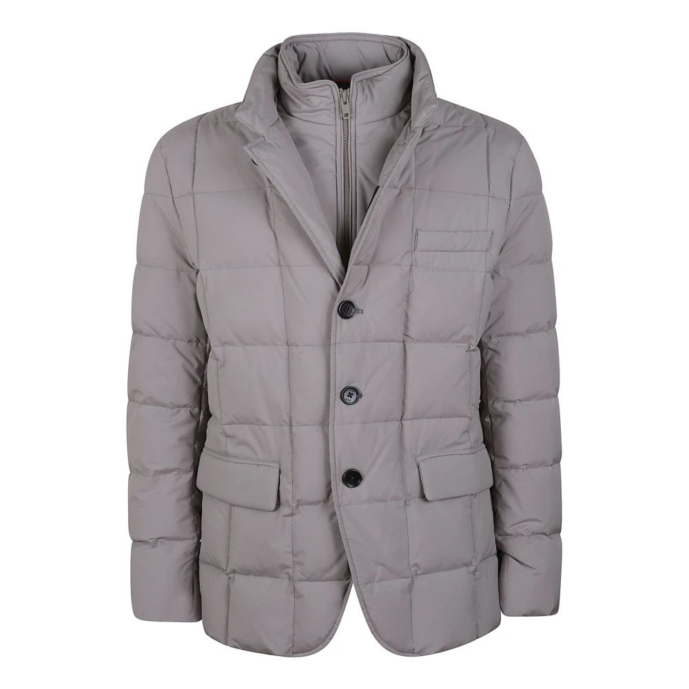 Fay Gewatteerde donsjas in licht khaki Gray Heren