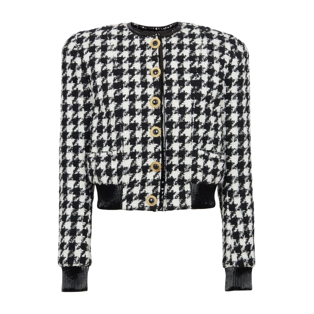 Jackets > Tweed Jackets - - Balmain - Modalova