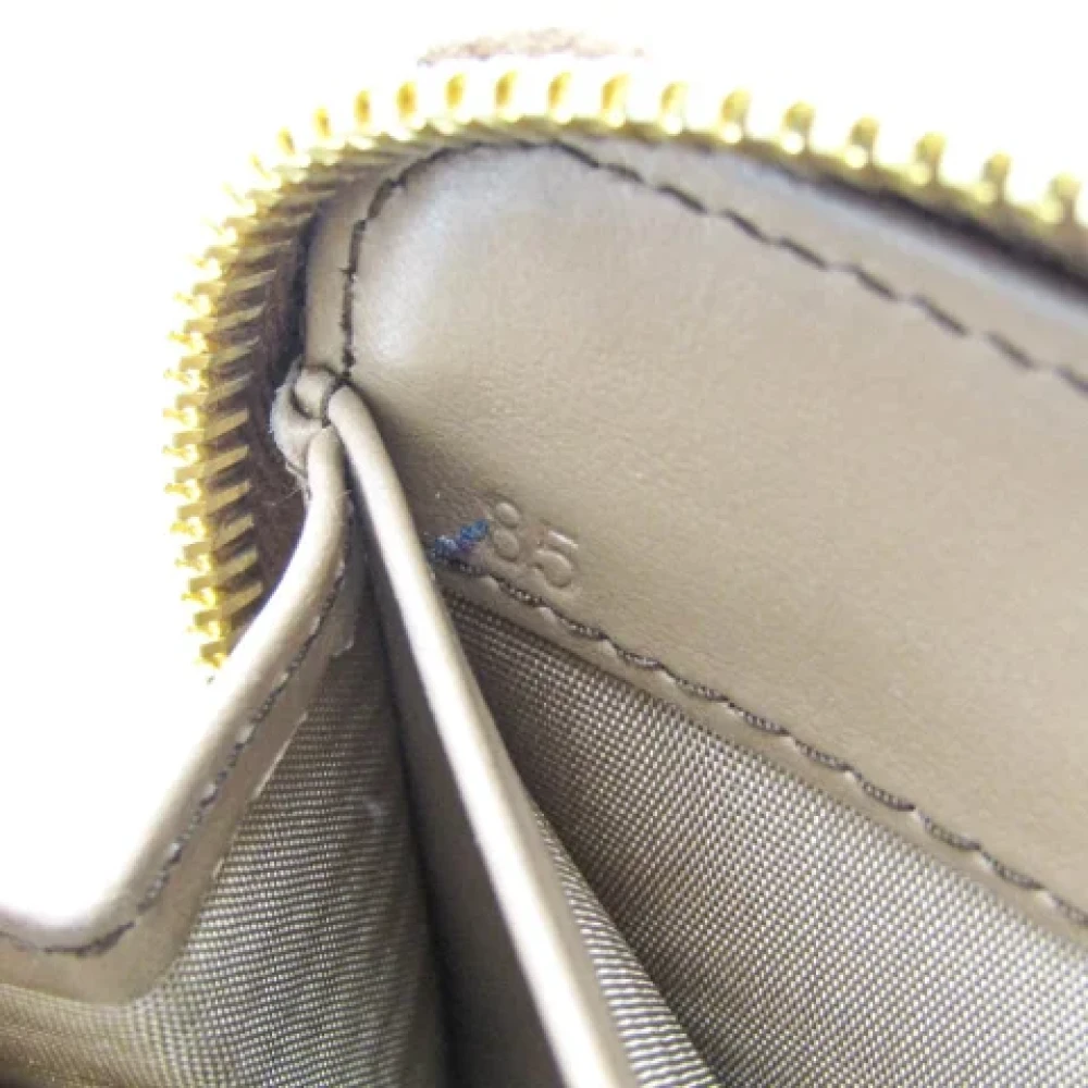 Prada Vintage Pre-owned Leather wallets Brown Dames