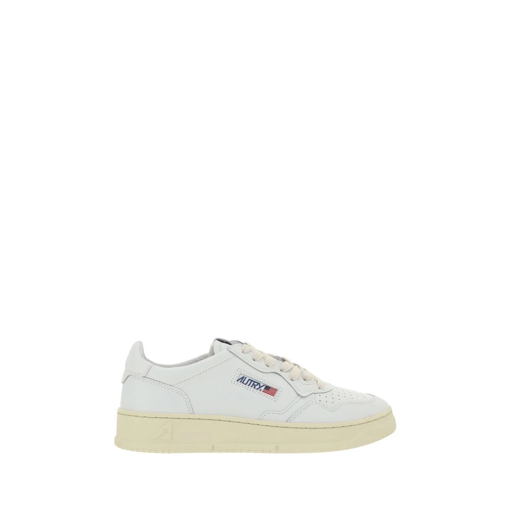 Autry White Medalist Low Trainers - Male - Sneakers - 11 Uk - Shoes