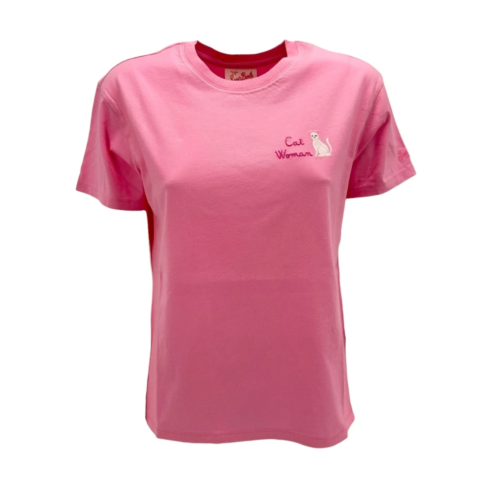 MC2 Saint Barth Roze Catwoman T-shirt en Polo Pink Dames