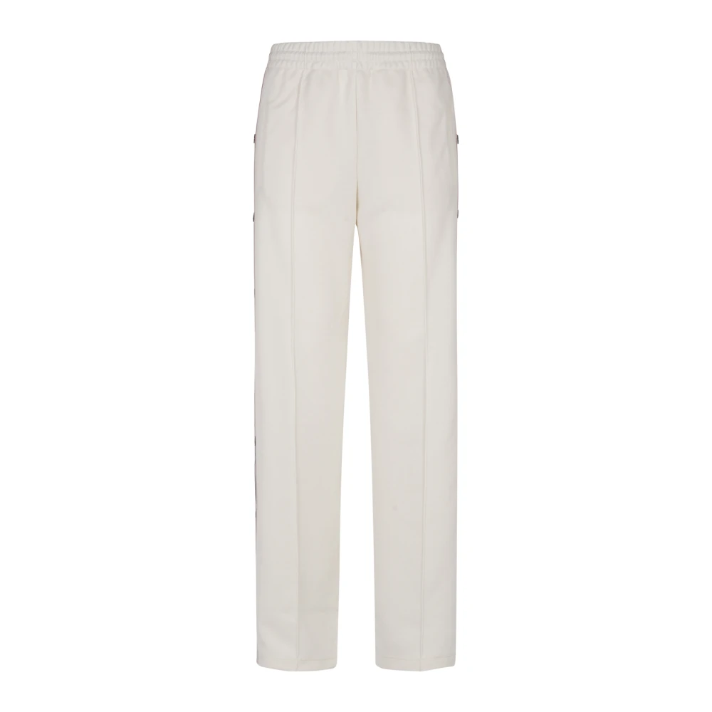 Golden Goose Gestreepte Wijde Pijp Joggingbroek White Dames
