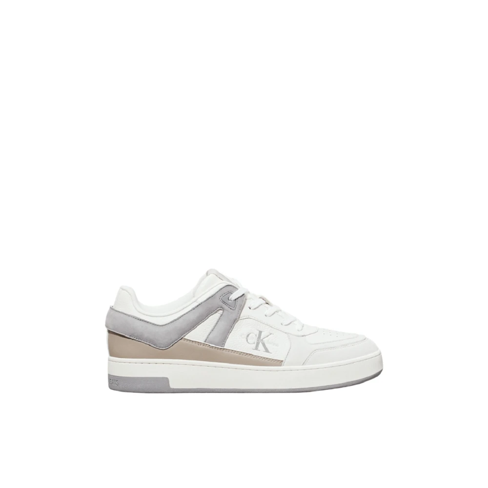 Calvin Klein Men's Multicolor Multicolour Leather Trainers - Sneakers - 6 Uk - Shoes