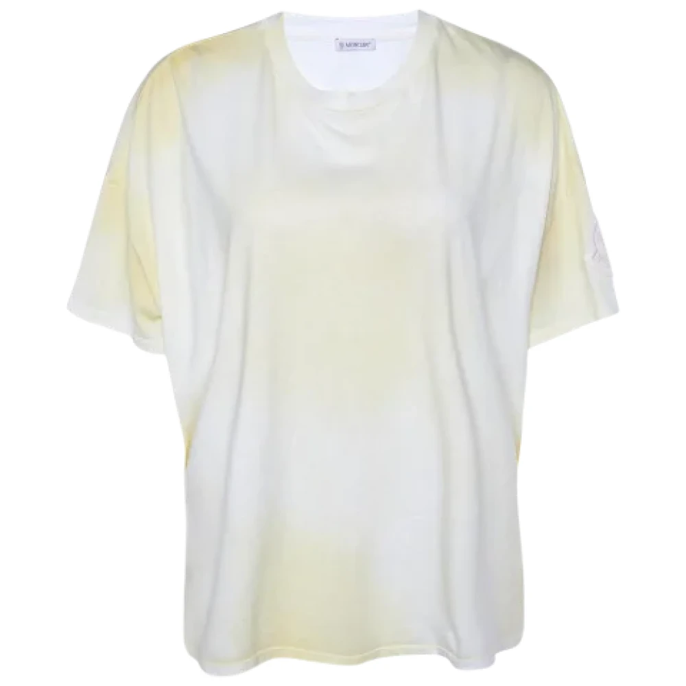 Moncler Pre-owned Cotton tops Yellow Dames