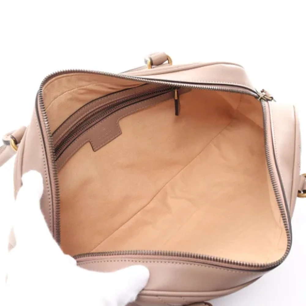 Gucci Vintage Pre-owned Leather gucci-bags Pink Dames