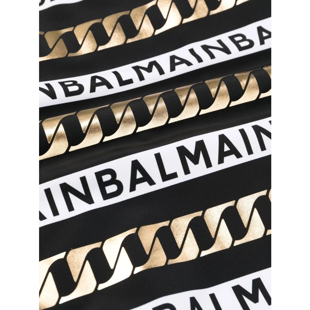 Balmain Beachwear Black Dames