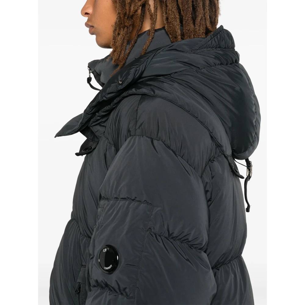 C.P. Company Zwarte Jassen voor Stijlvolle Outfits Black Heren