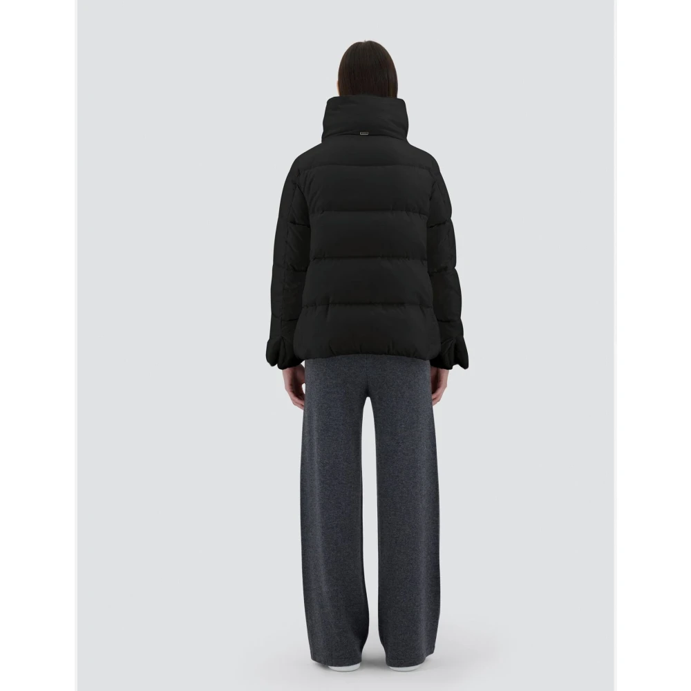 Herno Faux Fur Damesjas Black Dames