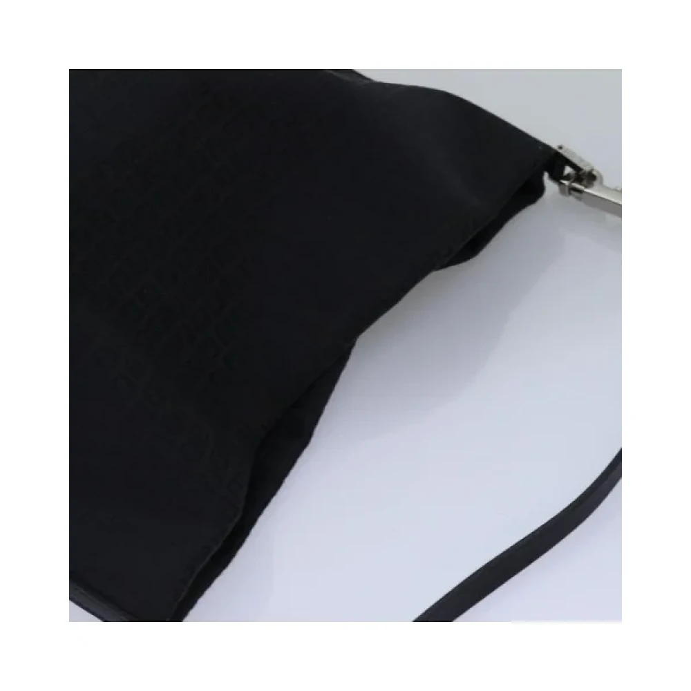 Fendi Vintage Pre-owned Canvas handbags Black Dames
