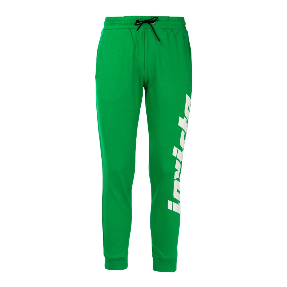 Invicta Sportieve Katoenen Sweatpants Groen Green Heren