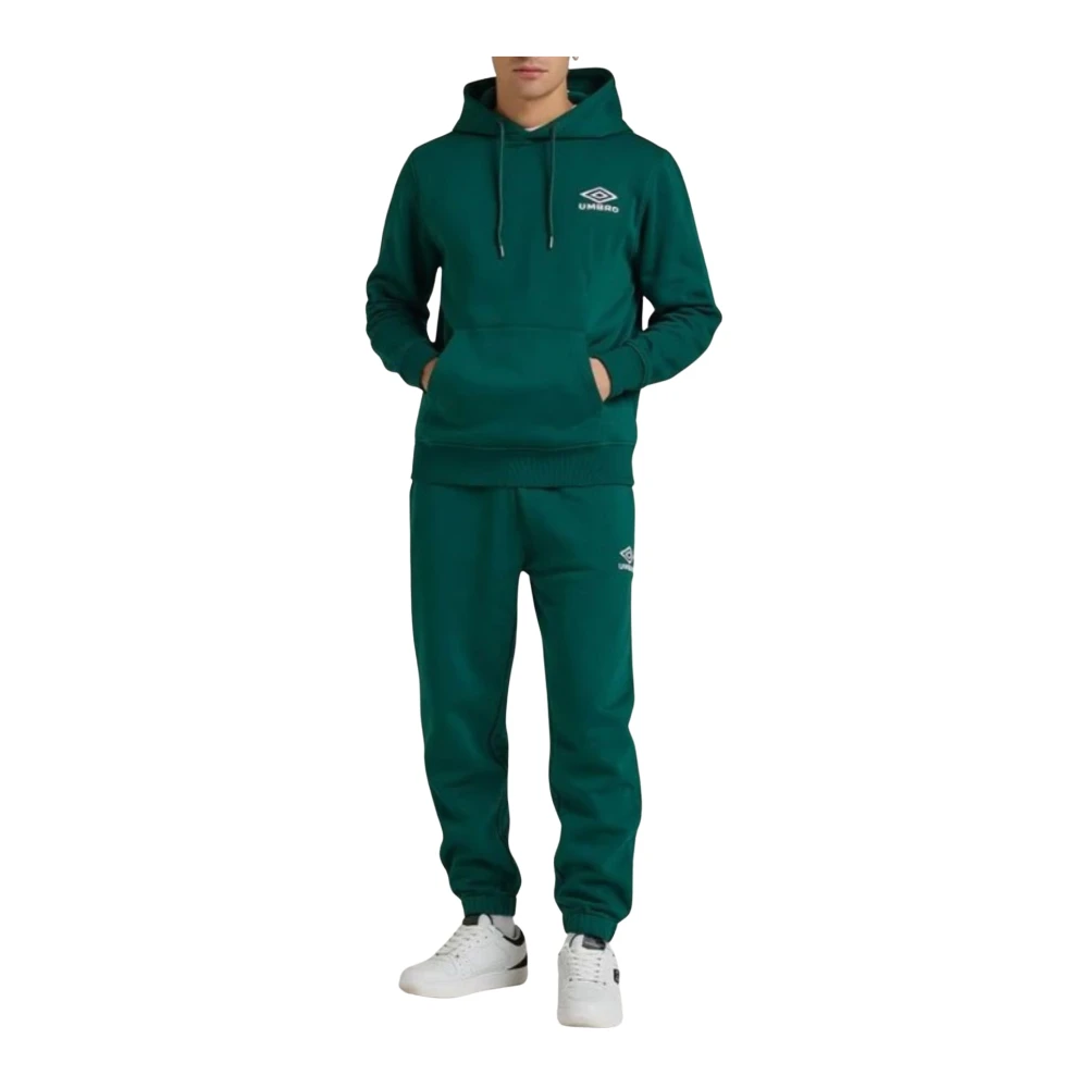 Umbro Herr Hoodie Tracksuit Green, Herr