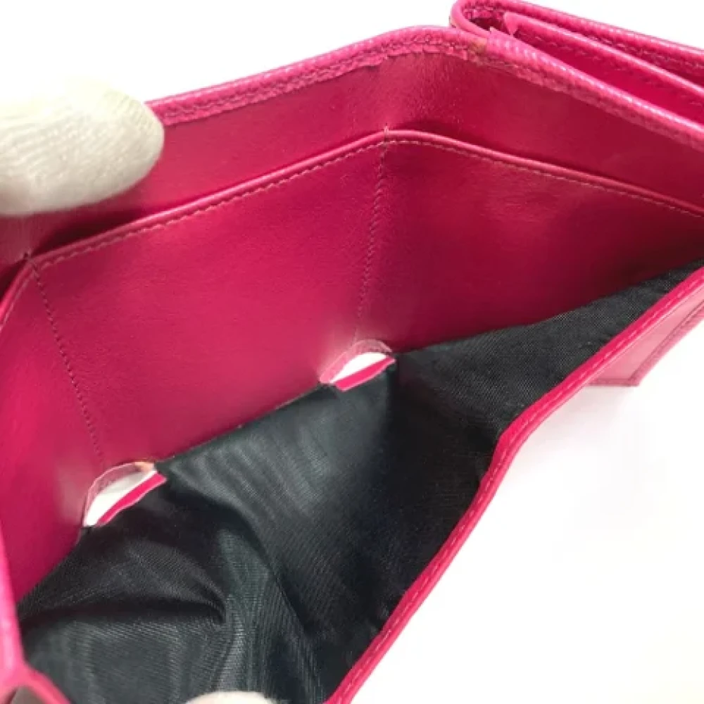 Dolce & Gabbana Pre-owned Leather wallets Pink Dames