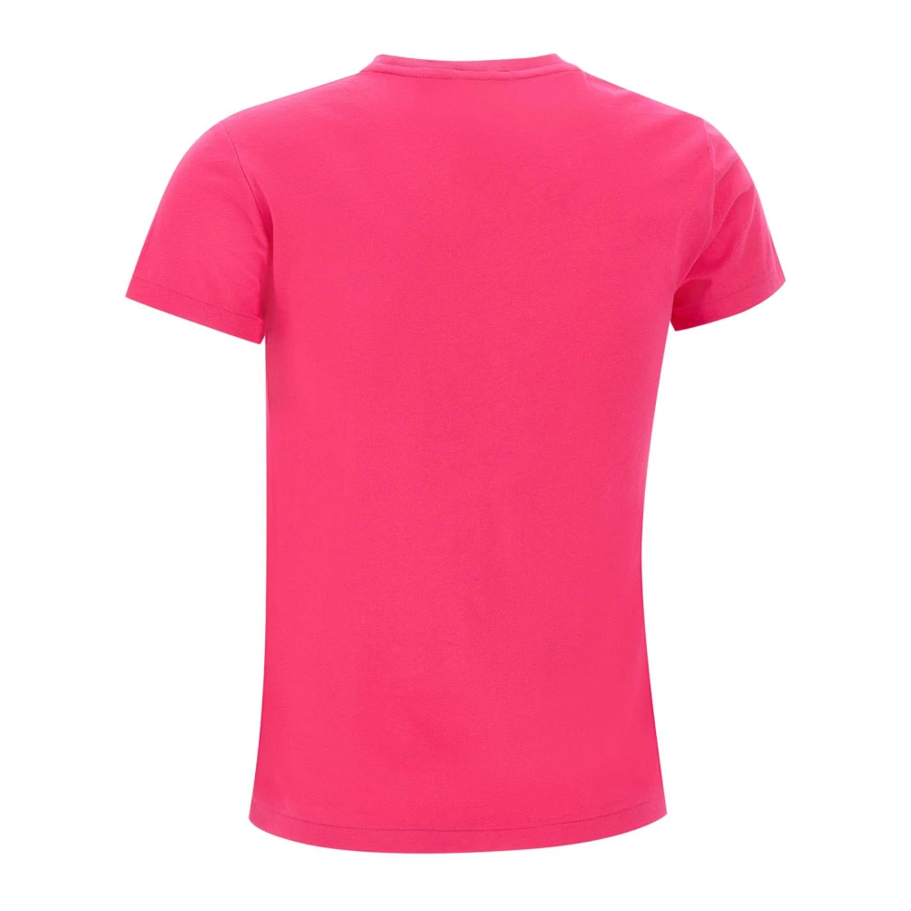 Polo Ralph Lauren Katoenen Classics T-shirt Cyclamen Midnight Blue Pink Dames