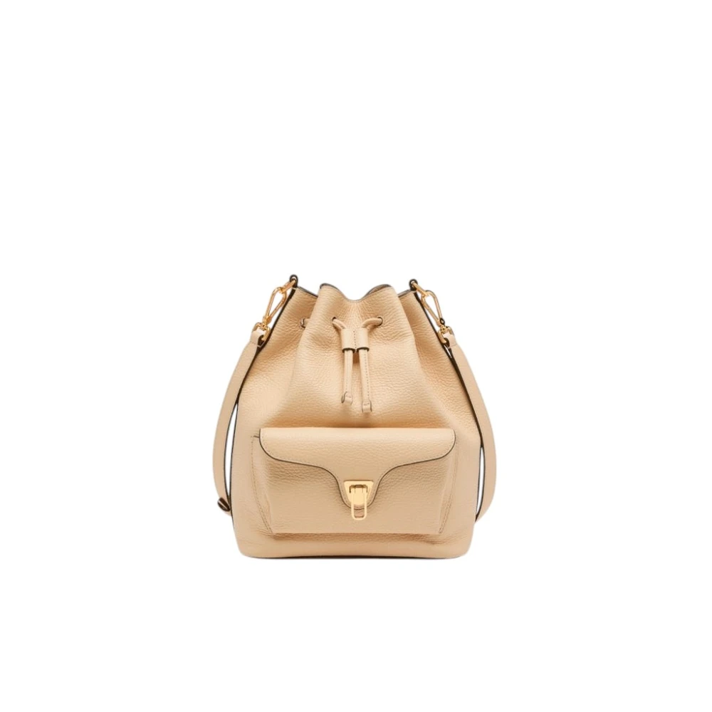 Coccinelle Women's Beige Bucket Bags, One Size, Beat Generation Medium