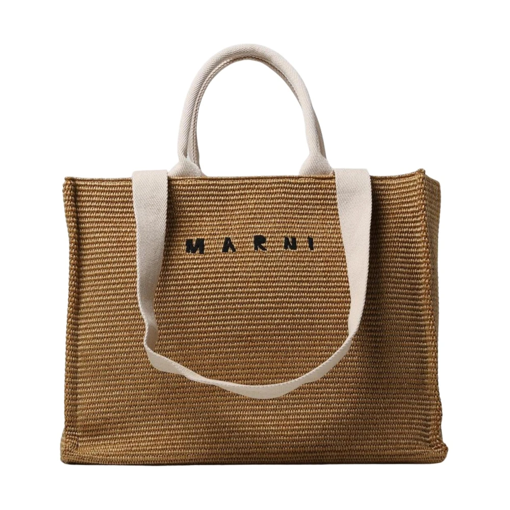 Marni - Bags > Tote Bags - Beige - Marni - Modalova