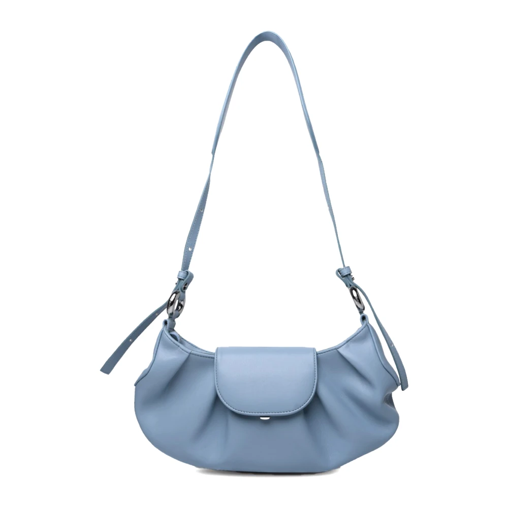 THEMOIRè Blauwe vegan lederen crossbody tas Blue Dames