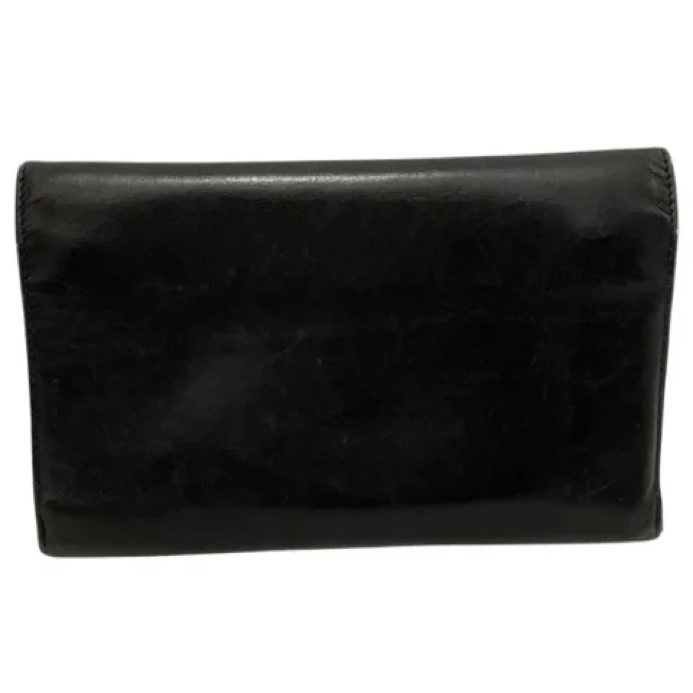 Salvatore Ferragamo Pre-owned Leather wallets Black Unisex
