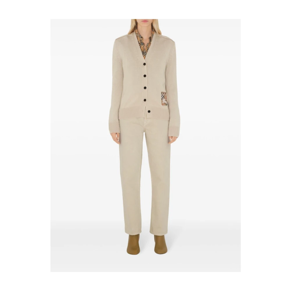 Burberry Vintage Check Sweater Beige Dames