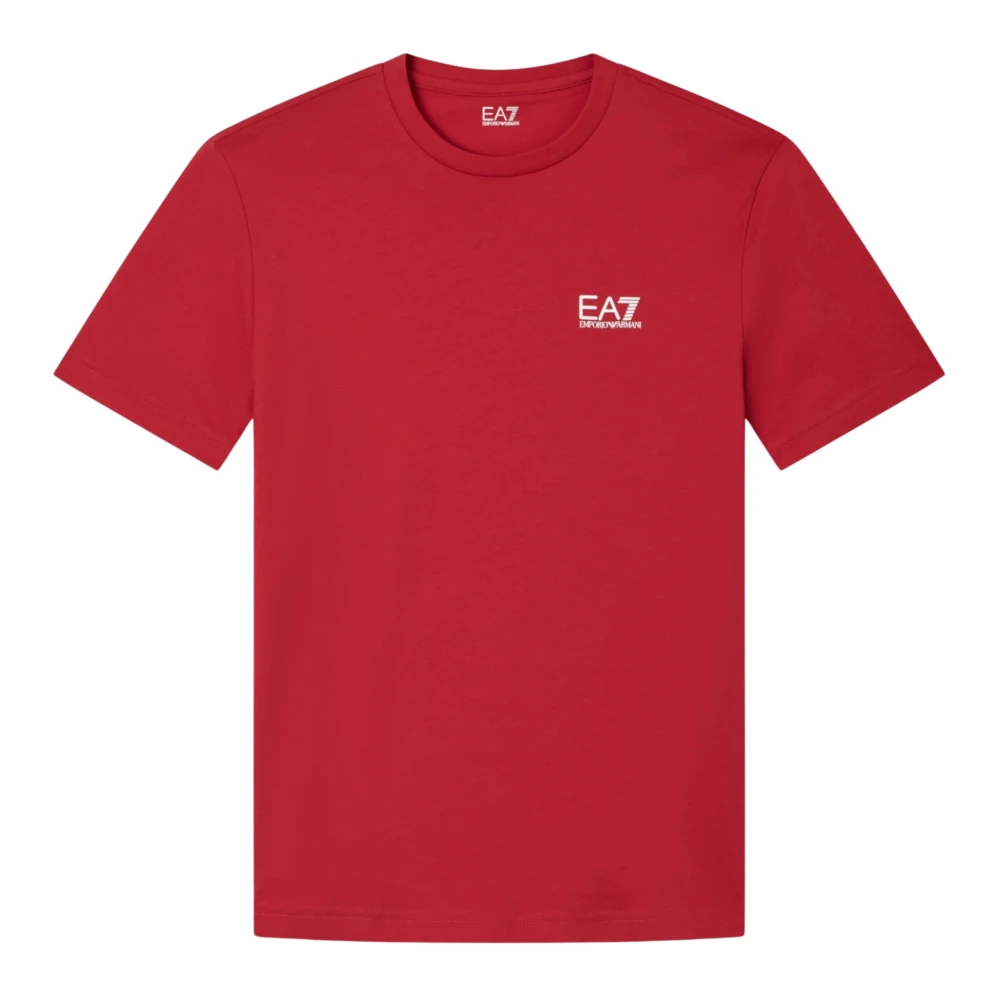 Emporio Armani Ea7 Homme Rouge Tops, Taille: M T-Shirt Pima Cotton Core Identity