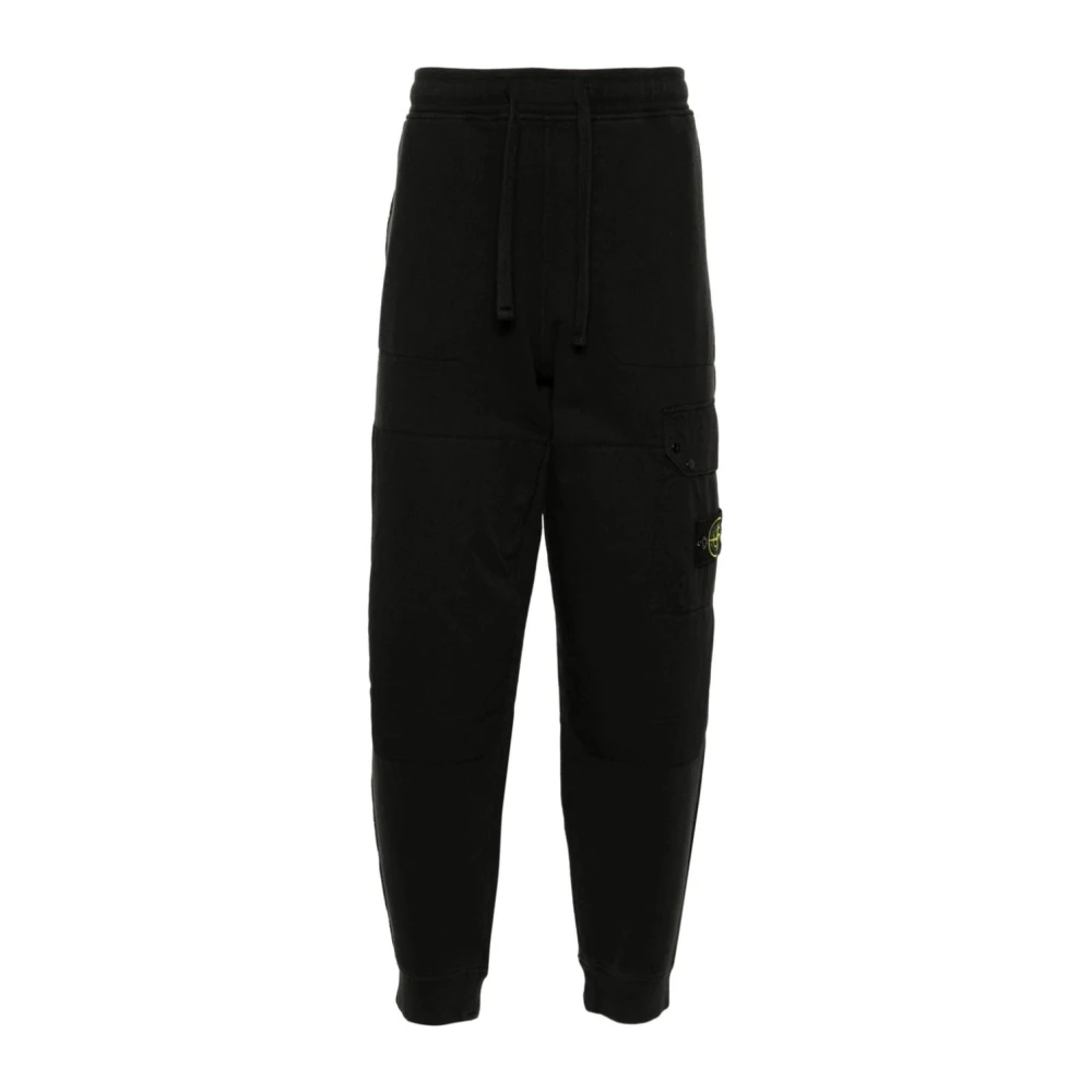 Stone Island Zwarte Casual Broek Black Heren