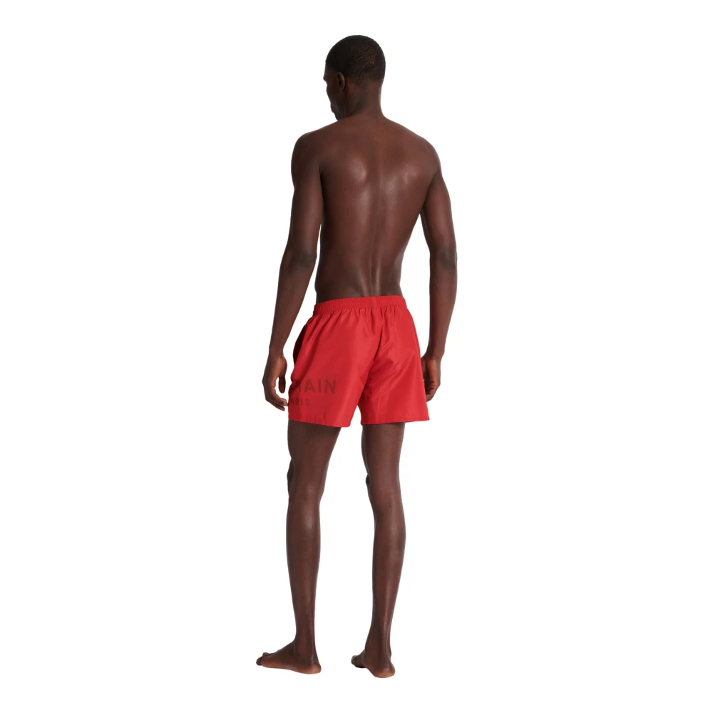 Balmain Gedrukte Pari wim hort Red Heren