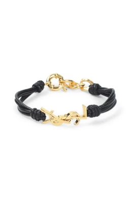 Multi-strand Cassandre Leather Bracelet