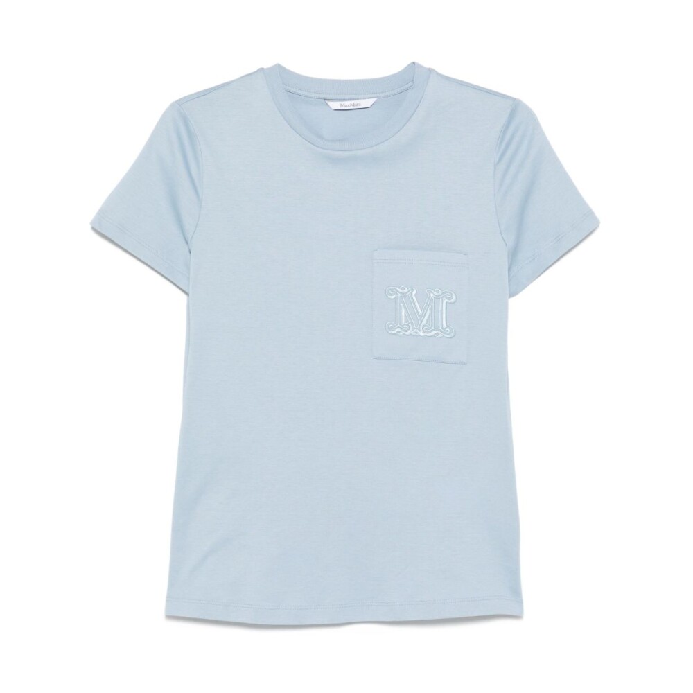 Tシャツ・カットソー MAX MARA Midnight Blue Cotton Maser T-Shirt Max Mara Midnight Blue Cotton Maser T-shirt | italist
