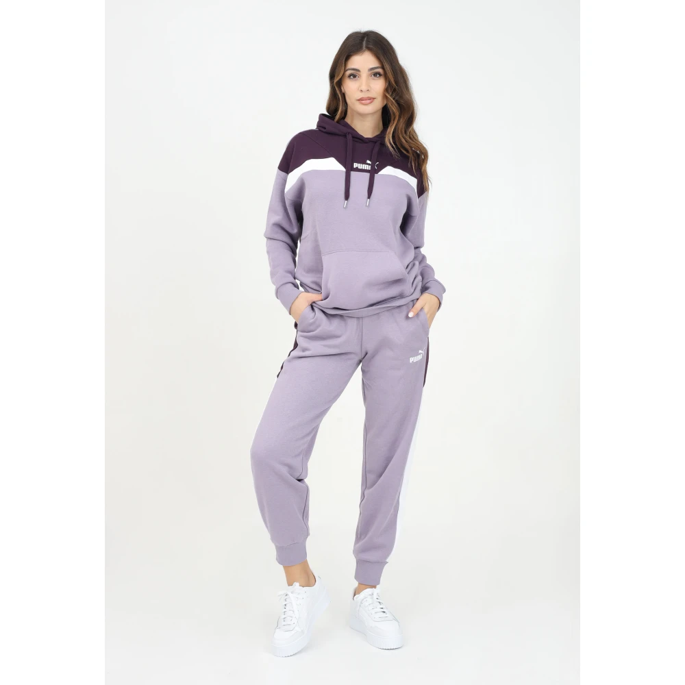 Puma Sportieve Gebreide Broek voor Vrouwen Purple Dames