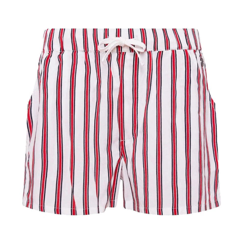 Pepe Jeans Girls Multicolor Shorts, 16 Y, Striped Flowy Shorts