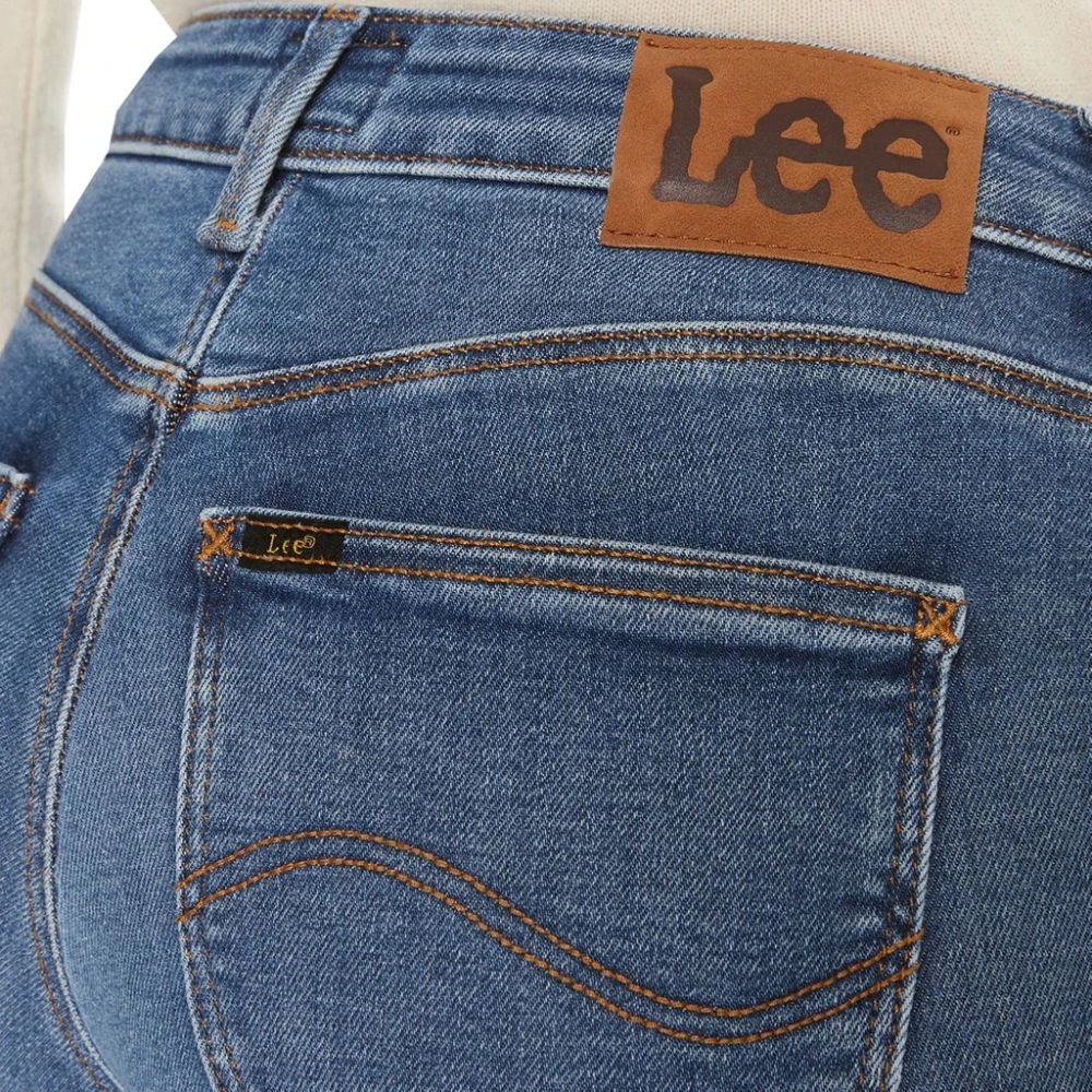 Lee Moderne Bifold Portemonnee Blue Dames