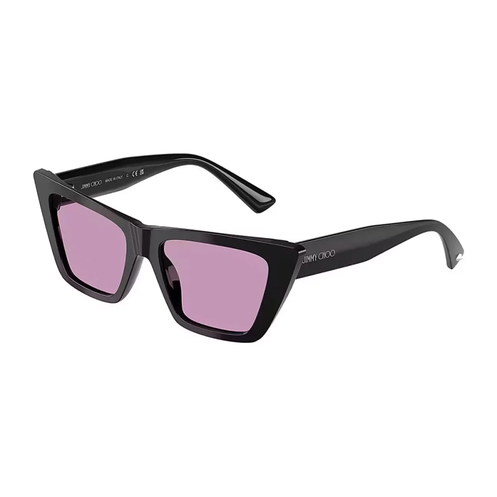 Jimmy Choo Women's Dark/Purple Cat-Eye Sunglasses Lenses