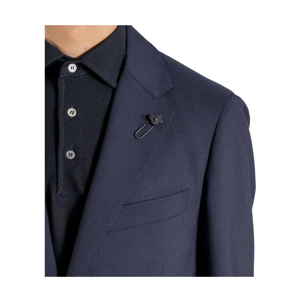 Lardini Wollen Pak Made in Italy Blue Heren