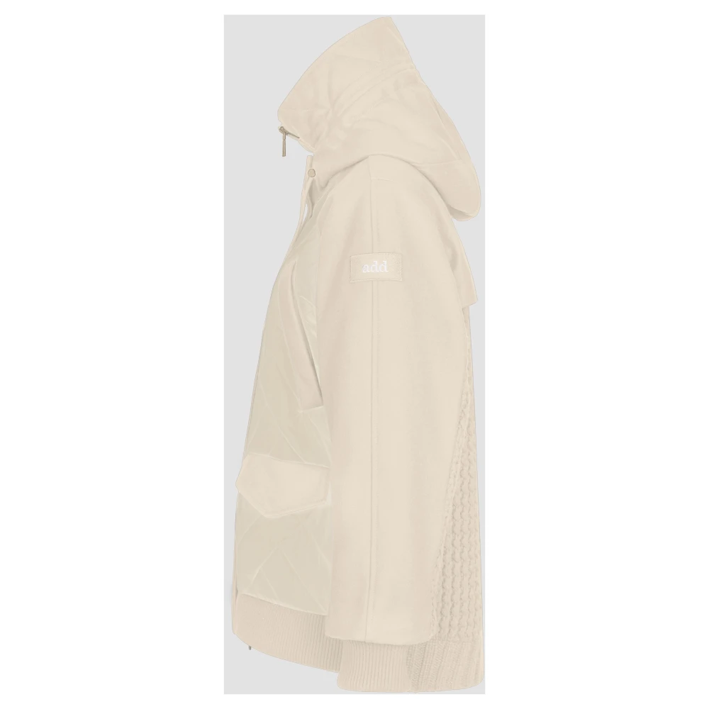 add Parka IN Nylon Bright + Compact WOL Beige Dames