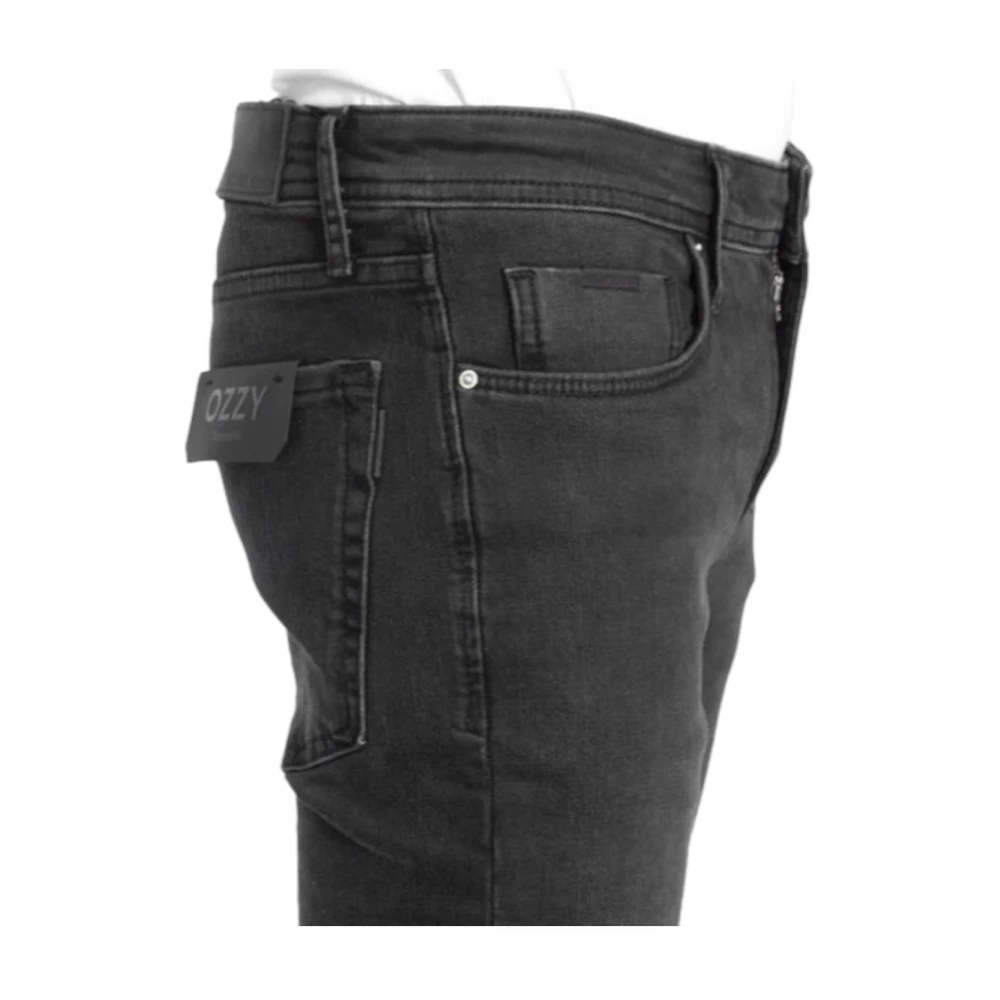 Antony Morato Zwarte Distressed Slim Fit Jeans Black Heren