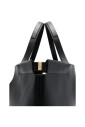 black-flat-top-handle-bag