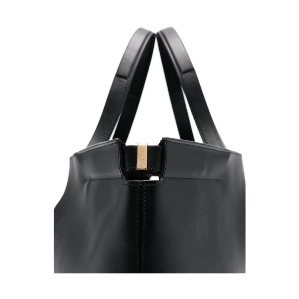 TOD'S Zwarte Tas met Platte Handvatten Black Dames