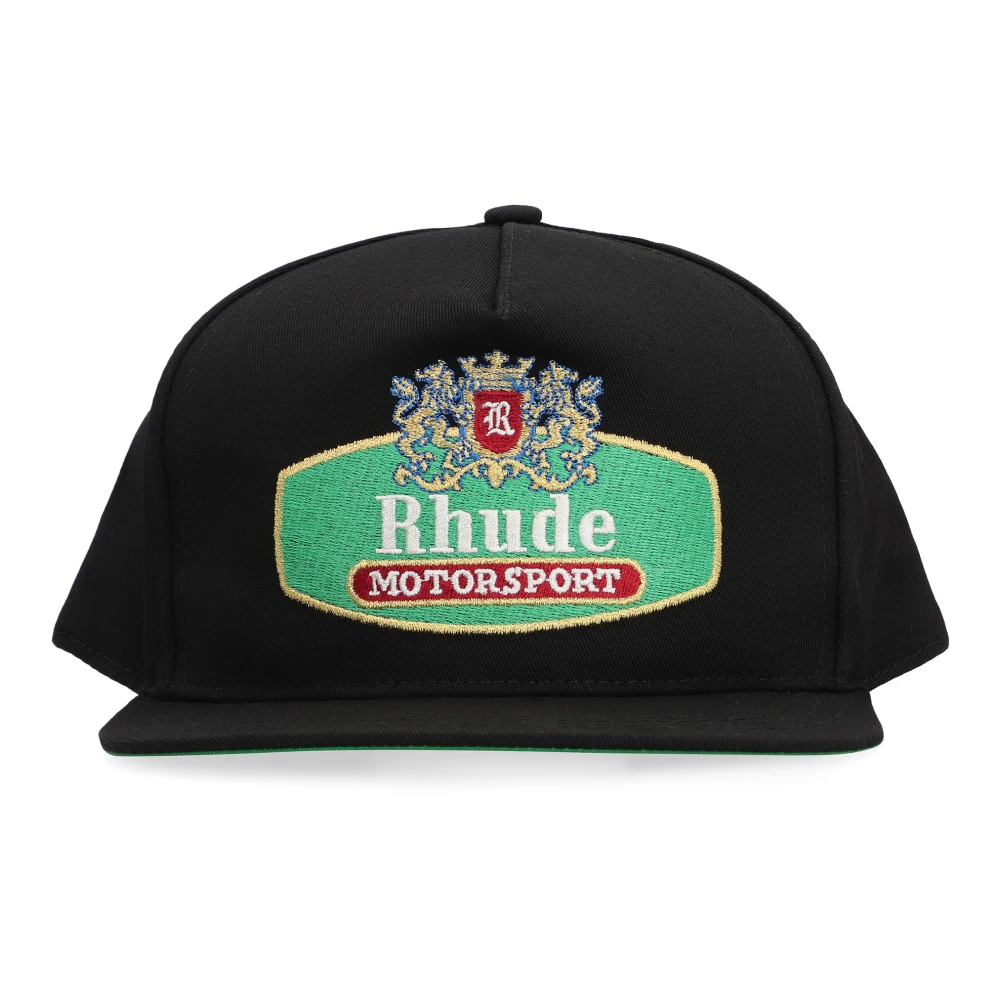Rhude Baseballpet met platte klep Black Heren