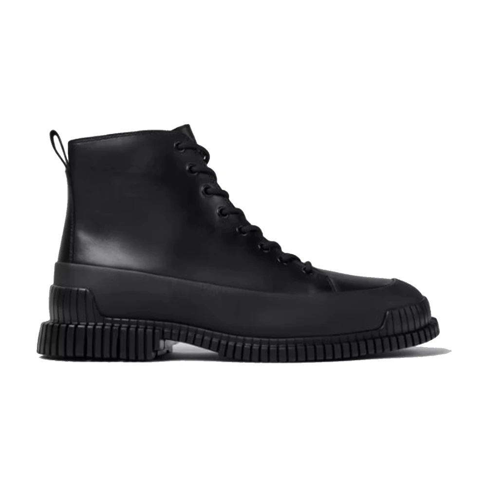 Camper, Schoenen , Heren, Zwart, 42 EU, Leer, Elegante Veterschoenen
