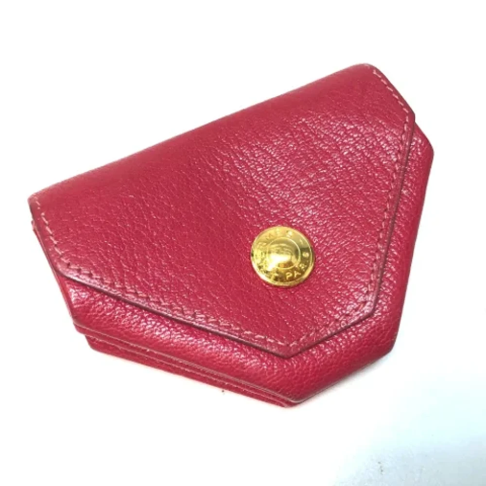 Hermès Vintage Pre-owned Leather wallets Pink Dames
