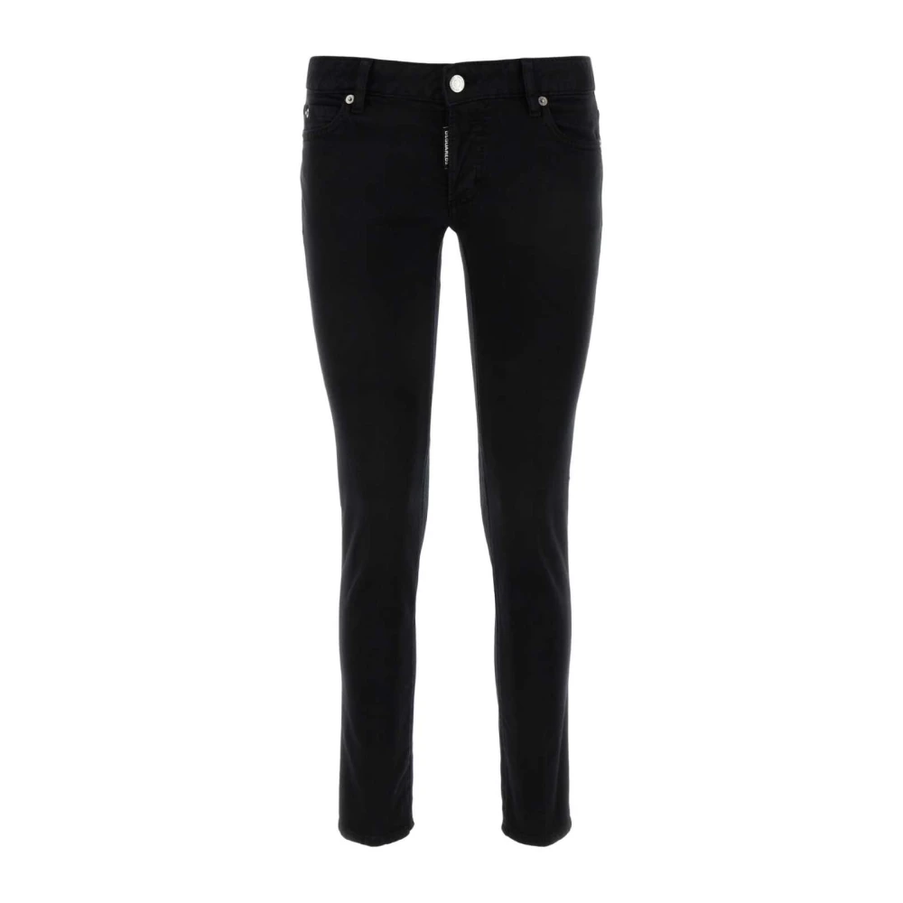 Dsquared2 Zwarte stretch denim Jennifer jeans Black Dames