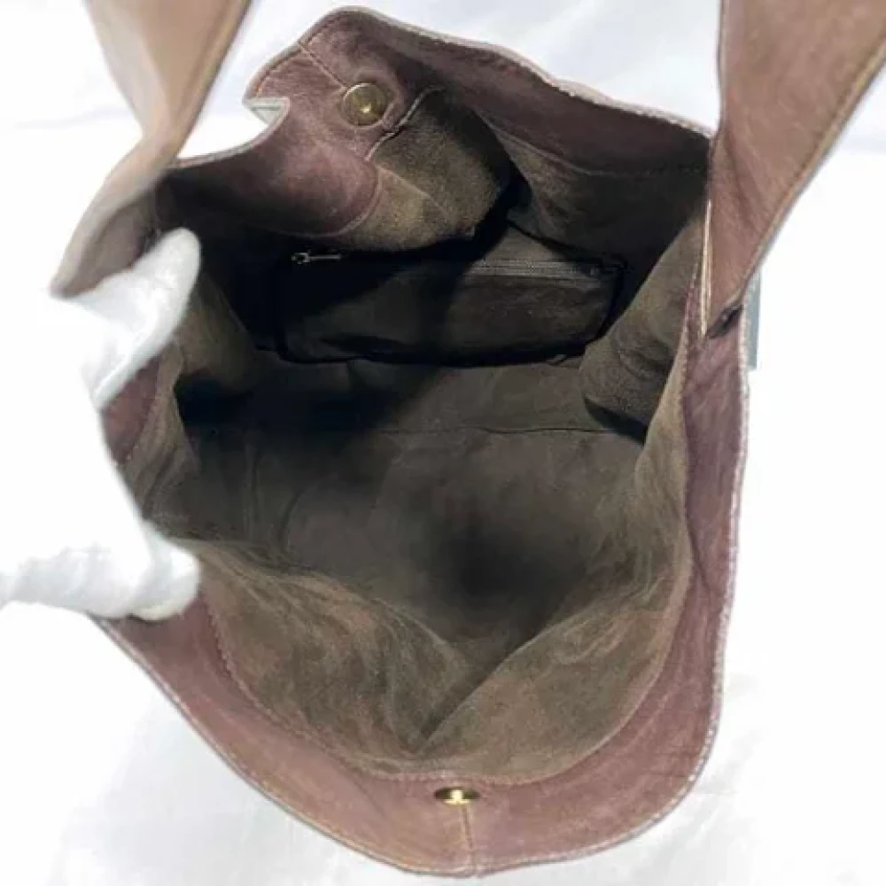 Loewe Pre-owned Leather shoulder-bags Brown Dames