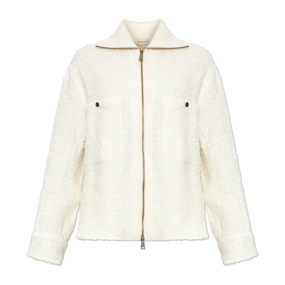 Moncler , Damen, Strickwaren, Beige, M
